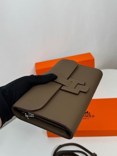 Стильна сумка - клатч Hermes, в кольорі тауп 2639 фото