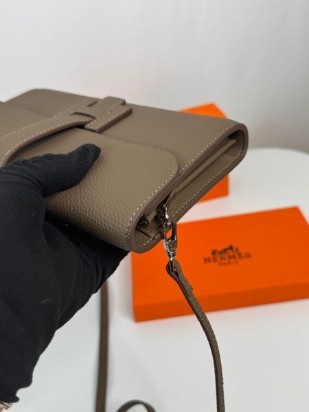 Стильна сумка - клатч Hermes, в кольорі тауп 2639 фото