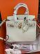 Кожаная сумка Hermes Birkin 25 см, молочного цвета 2646 фото 2
