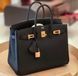 Эксклюзивная сумка Hermes Birkin, 35 см, черная 2574 фото 1